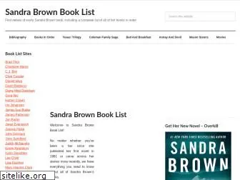 sandrabrownbooklist.com