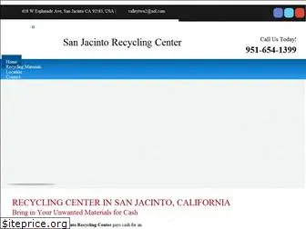 sanjacintorecyclingcenter.com