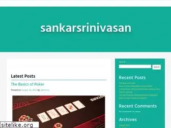 sankarsrinivasan.com