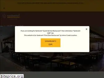 sankrantirestaurants.com