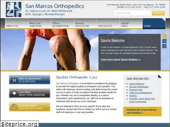 sanmarcosorthopedic.com