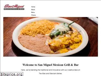 sanmiguelmexicangrillandbar.com