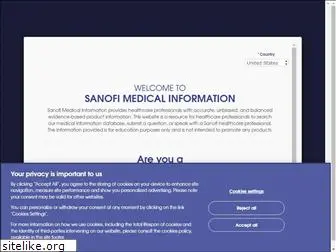 sanofiusmedicalinformation.com