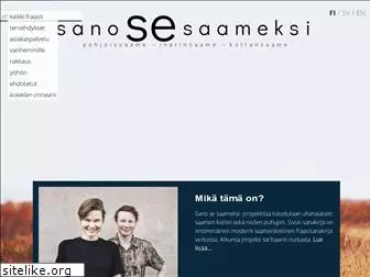 sanosesaameksi.yle.fi