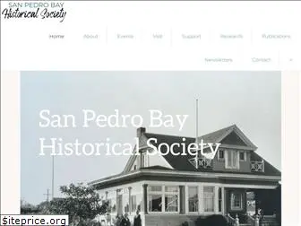 www.sanpedrobayhistoricalsociety.com