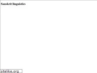 sanskrit-linguistics.org