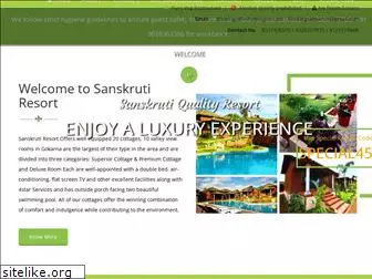 sanskrutiresort.com