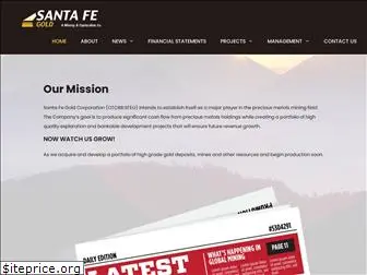 santafegoldcorp.com