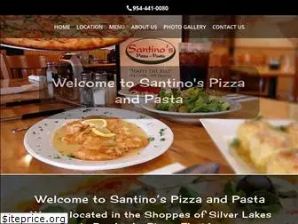 santinospizzaandpasta.com