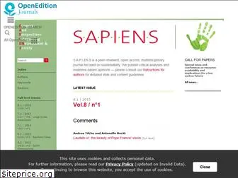 sapiens.revues.org