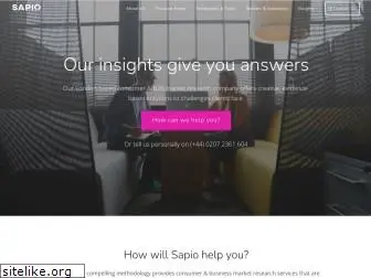 sapioresearch.com