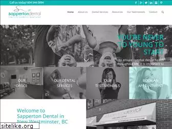 sappertondental.com