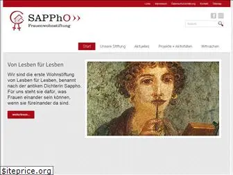 sappho-stiftung.de