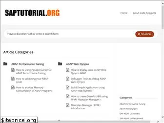 saptutorial.org