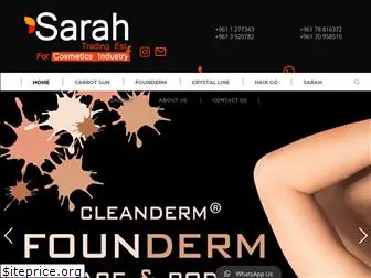 sarah-cosmetics.com