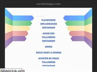 sarahahapp.com