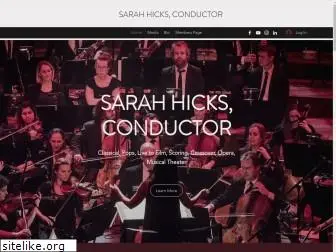 sarahhicksconductor.com