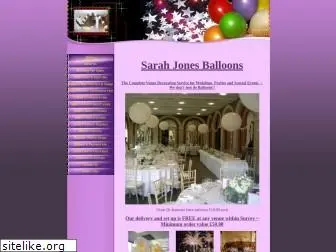 sarahjonesballoons.co.uk