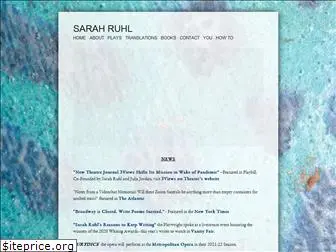 sarahruhlplaywright.com