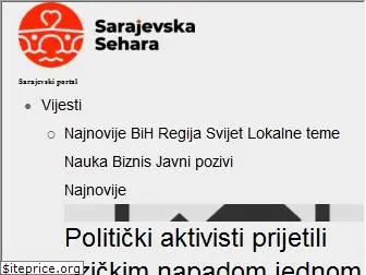 sarajevskasehara.com