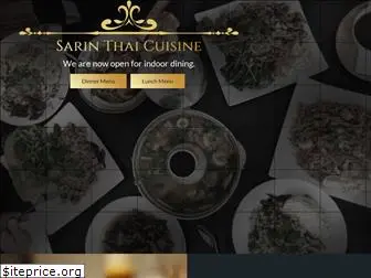 sarinthaicuisine.com