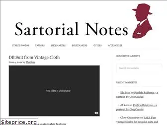 sartorialnotes.com