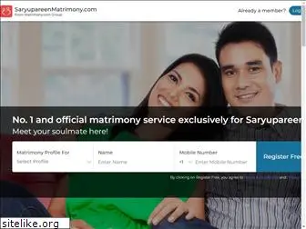 saryupareenmatrimony.com