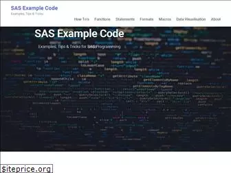 sasexamplecode.com