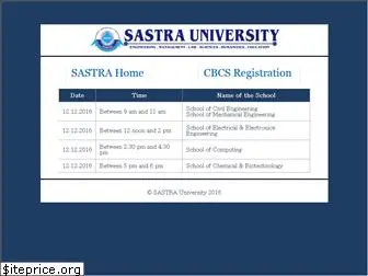 sastra.edu