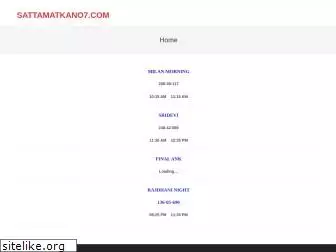 sattamatkano7.com