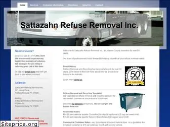 sattazahn-refuse-removal.com