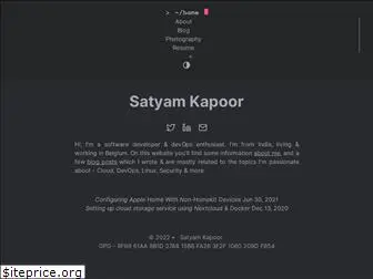 satyamkapoor.com