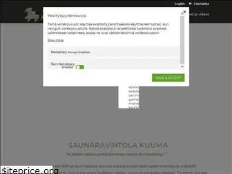 saunaravintolakuuma.fi