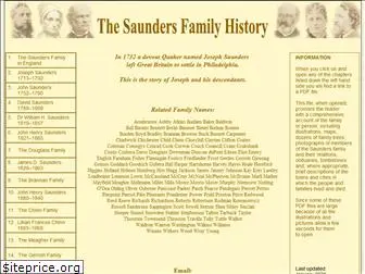 saundersfamilyhistory.com