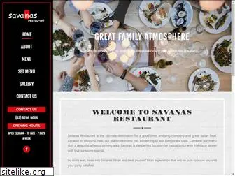 savanasrestaurant.com.au