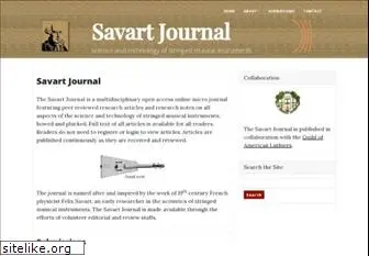 savartjournal.org