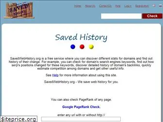 savedwebhistory.org