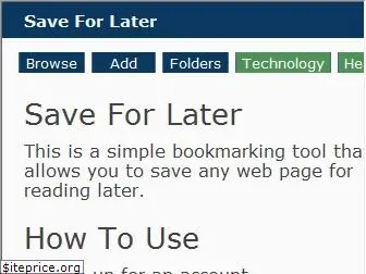 saveforlater.com