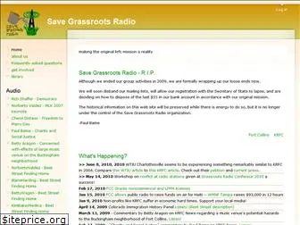 savegrassrootsradio.org