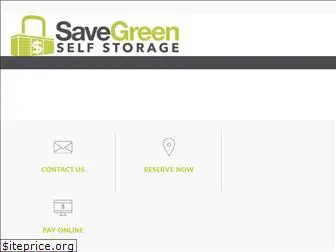savegreenselfstorage.com