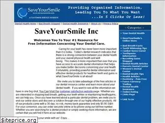 saveyoursmile.com