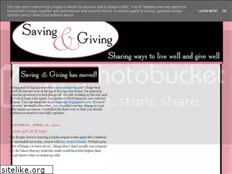 savingandgiving.blogspot.com