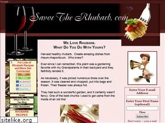 savor-the-rhubarb.com