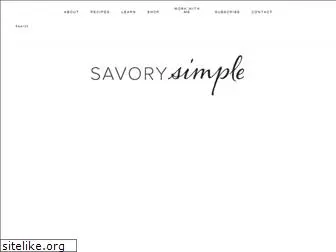 savorysimple.com