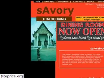 savorythai.com