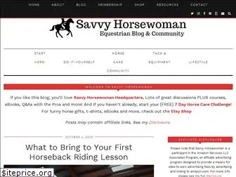 www.savvyhorsewoman.com