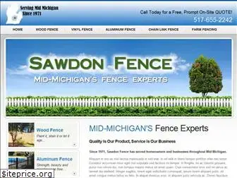sawdonfence.com