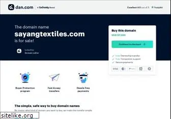 sayangtextiles.com