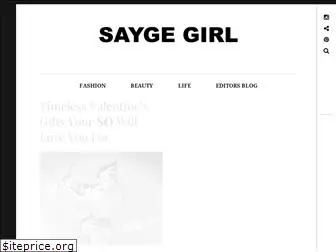 saygegirl.com