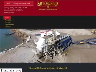 saylorcreeksand.com